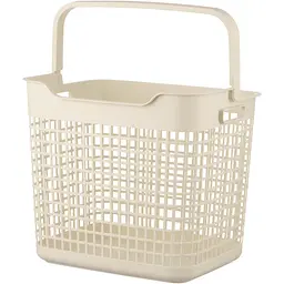 Кошик для білизни Ardesto пластик PP 38x29.5x33 см 26 л бежевий (ARHC2402BG)