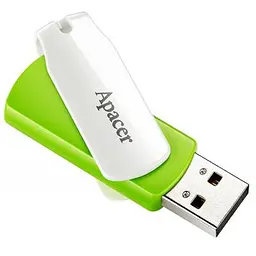 USB флеш накопичувач Apacer 32GB AH335 Green USB 2.0 (AP32GAH335G-1) - мініатюра 3