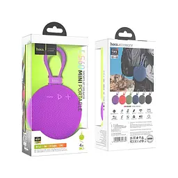 Портативна акустика Hoco Exploring sports BT speaker BS60 фіолетова - мініатюра 10