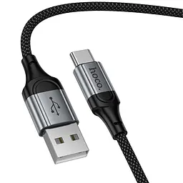 Дата кабель Hoco X121 Nuevo USB to Type-C 3A 1.5 м Black - мініатюра 6