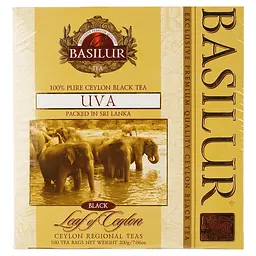 Уцінка. Чай чорний Basilur Uva, 100 шт, 200 г (481253)  - мініатюра 1