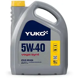 Моторна олива Yuko VEGA SYNT 5W-40 4л (4823110401453)