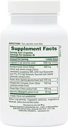 Вітаміни та мінерали Natures Plus Super C Complex, 90 вегакапсул - мініатюра 2