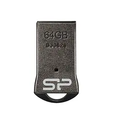 Флеш-накопичувач Silicon Power USB 64G usb2.0 Touch T01 Black (SP064GBUF2T01V1K)