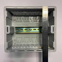 Бокс пластиковий СКІМ 09 модулів вбудований IP40 білий прозора дверка ( С11902021 ) - мініатюра 10
