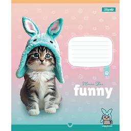 Набір зошитів 1 Вересня Funny Pets А5 12 аркушів у лінію 25 шт. (768209) - мініатюра 4