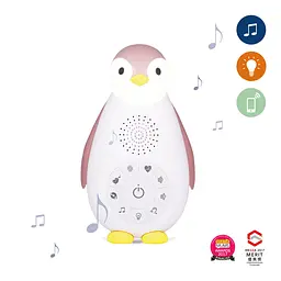 Нічник з музичним боксом Zazu Пінгвін Зої, рожевий (ZA-ZOE-03) - мініатюра 3