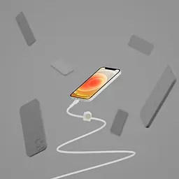 Кабель Belkin USB-A > Lightning заряджання/синхронізації 1м, плетений, силіконовий, з ремінцем на ма teh0013716 - мініатюра 7