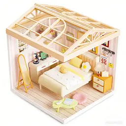 Конструктор-румбокс Mini House серії Інтер'єр - Спальня (8004) - мініатюра 4