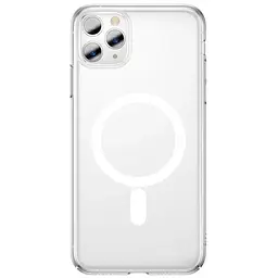 Чохол iPhone 11 Pro Max Baseus Crystal Magnetic Phone Case Transparent (Full Coverage Tempered Glass Film+Cleaning kit) (ARJT001002)