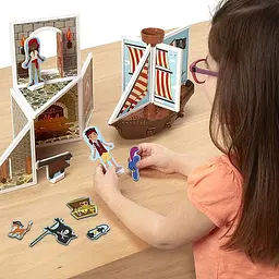 Ігровий набір Melissa & Doug Піратська бухта магнітний (MD30664) - мініатюра 4