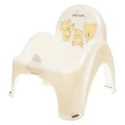 Горщик Tega Baby Teddy Bear стілець дитячий антиковзкий white pearl (MS-012-118)