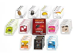 Настільна гра Rozum Вибухові кошенята: Бери та Грай (Exploding Kittens: Grab & Game) (укр.) (R124UA) - мініатюра 4