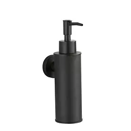 Дозатор рідкого мила VBI Round black VBI-040016BL, Чорний матовий
