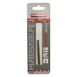 Свердло по металу HSS-Co - 2.0x24x49 мм COBALT DIN 338 Haisser Industrial