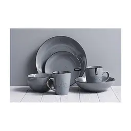 Тарілка Ardesto Bagheria Dessert 19 см Grey (AR2919GREY) - мініатюра 2