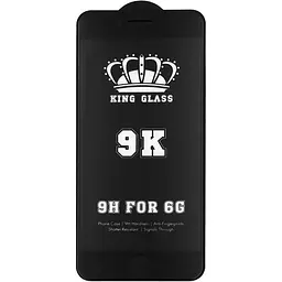 Захисне скло Tempered Glass 9K Full Glue Apple iPhone 6/6s black