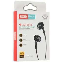 Навушники XO EP43 Black 00000016612/-mia - мініатюра 2