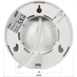 IP-відеокамера Dahua DH-IPC-HDW1430DT-SAW MicroSD 64 Gb 4 Mп - мініатюра 6