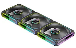 Вентилятор Coolmoon 120мм Mirror-Moon Forward Black - мініатюра 4