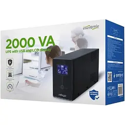 Джерело безперебійного живлення [ДБЖ] EnerGenie EG-UPS-035 [110543] - мініатюра 6