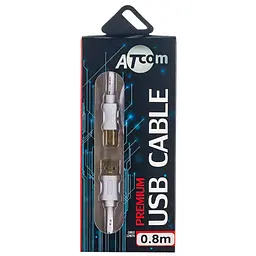 Кабель для принтера USB 2.0 AM/BM 1.8m Atcom (13423) - мініатюра 2