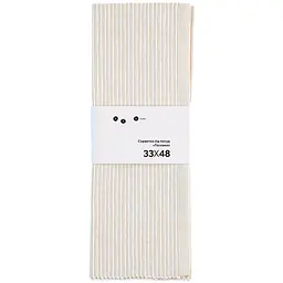 Серветка під посуд МВМ My Home (MVM) Тоскана бежева/біла 33 x 48 см (KT-22 BEIGE/WHITE)