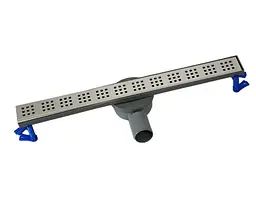 Зливний трап для душу Maxiflow Pera Line 60 см з горизонтальним виходом решітка Квадрат 3152.0Y050K.060.1 - мініатюра 3