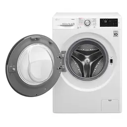 Пральна машина LG з фронтальним завантаженням F2J6HSR1W, 7кг, 1200, A+++-10%, Пар, глибина 45см, Дисплей, Інвертор, Білий (F2J6HSR1W) - мініатюра 4
