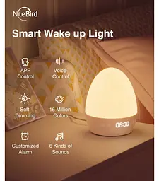 Нічник Nitebird Smart Baby Night Light LB2 White - мініатюра 8