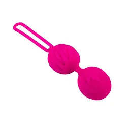Вагинальные шарики Adrien Lastic Geisha Lastic Balls Mini S маленькие 3.4 см малиновые