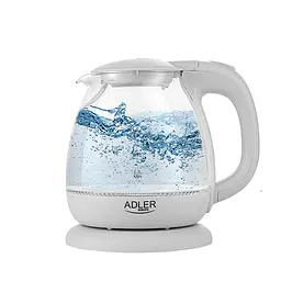 Чайник Adler AD 1283G Grey скляний 1.0л