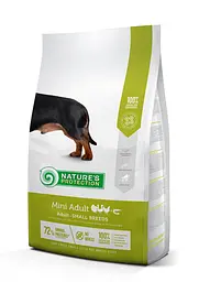 Сухий корм для дорослих собак малих порід Nature's Protection Mini Adult Small Breeds, 2 кг
