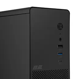 Корпус 2E Credo Slim V90B-400 з БП 2E ATX400 1xUSB3.0 1х USB 2.0 1xUSB Type-C 2x90мм VGA 390мм mATX чорний - мініатюра 6