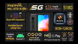Смартфон Ulefone Armor 12 8/128Gb Orange [65299] - мініатюра 7