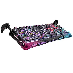 Клавіатура GravaStar Mercury V75 Pro 80keys Magnetic Jade Gaming 8K USB-A RGB Neon Graffiti (GSV75PRO_U_CG_BLK) - мініатюра 7