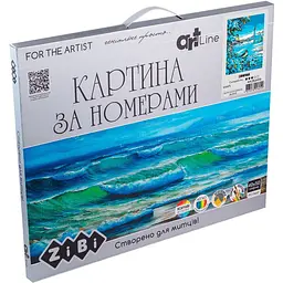 Картина за номерами ZiBi Art Line Синички 40х50 см (ZB.64113) - мініатюра 2