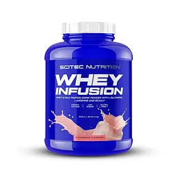 Сироватковий протеїн Scitec Nutrition Whey Infusion, 2 кг - Полуниця
