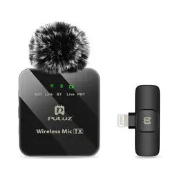 Мікрофон Puluz для iPhone/iPad 8-контактний приймач Black (PU645B)