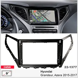 Перехідна рамка Hyundai Grandeur, Azera Carav 22-1377 - мініатюра 5