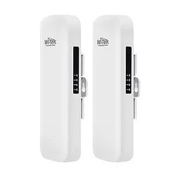 Комплект бездротового моста WiFi Wi-Tek WI-CPE513P-KIT V3 5GHz, 300Mbps, 5km, 2x100Mbps, PoE IN/PoE OUT, Cloud (73-00258)