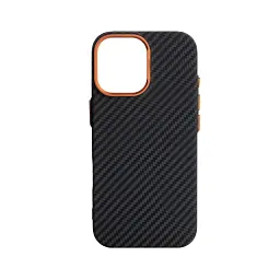 Чохол ArmorStandart LikeCarbon2 SE MagCase для Apple iPhone 17 Black Orange