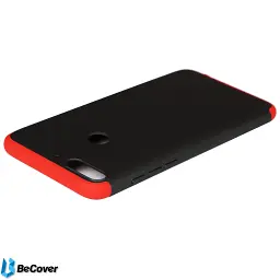 Панель BeCover Super-protect Series для Huawei Y7 Prime 2018 Black-Red (702249) - мініатюра 4