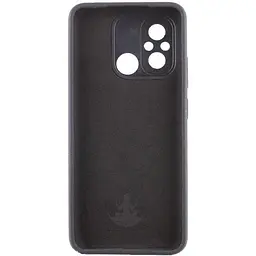 Чохол Silicone Cover Lakshmi Full Camera (AA) with logo для Xiaomi Redmi 12C / Poco C55 Чорний / Black - мініатюра 3