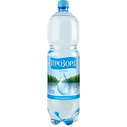 Вода питна Прозора негазована 1.5 л