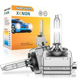 Ксенонова лампа Xenon D1S 5500K ​​35W Super Vision 2 шт (Цоколь Метал)