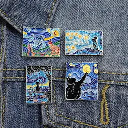Значок Вінсент Ван Гог Vincent Van Gogh 3 см P VVG 02 - мініатюра 2