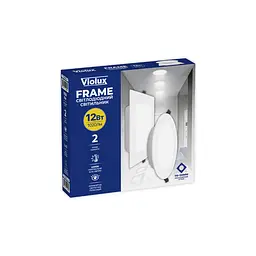 Світильник LED даунлайт Violux FRAME 12W 4200K круг IP20 ( 120080 ) - мініатюра 8