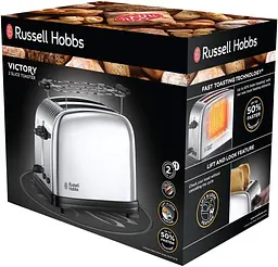 Тостер Chester 1670Вт, підігрів, метал. Russell Hobbs kuh0014894 - мініатюра 6