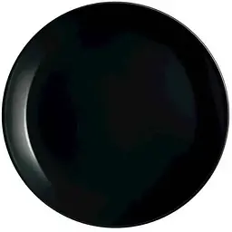Тарілка LUMINARC десертна 190мм кругла Diwali Black P0789
